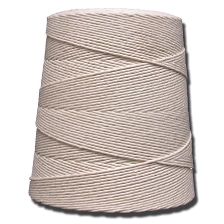 T.W. Evans Cordage Co. 3-Ply 16125 ft. 2.5 lb. Cotton Twine Cone 07-030